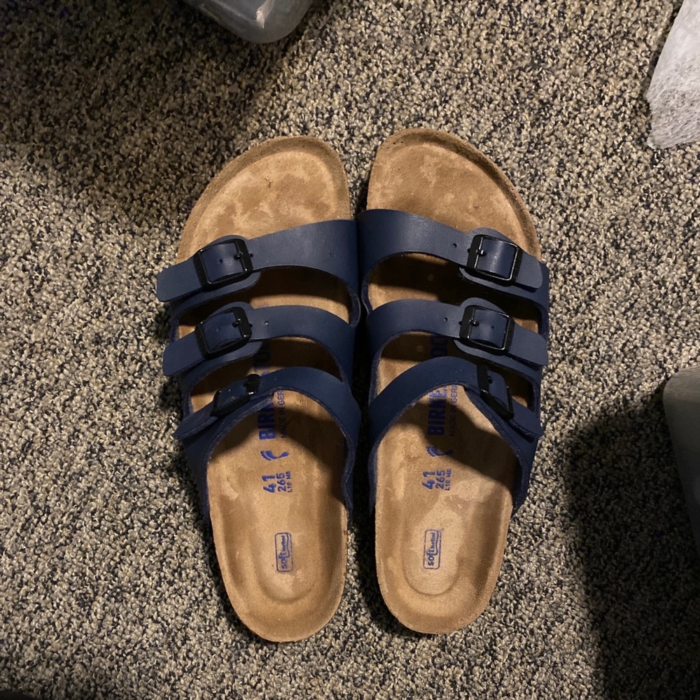 Birkenstock Three Strapped Blue